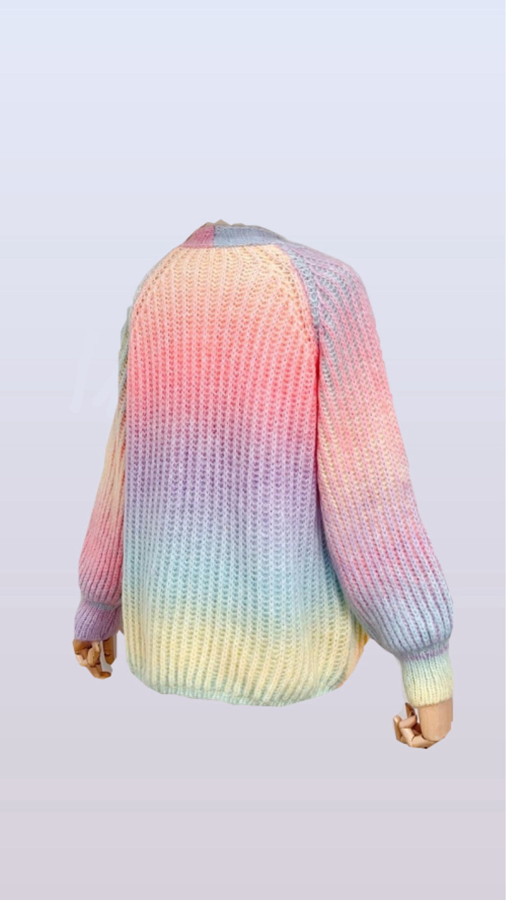 Venus – Oversized Cardigan Rainbow – LACLARA mediterrane Mode
