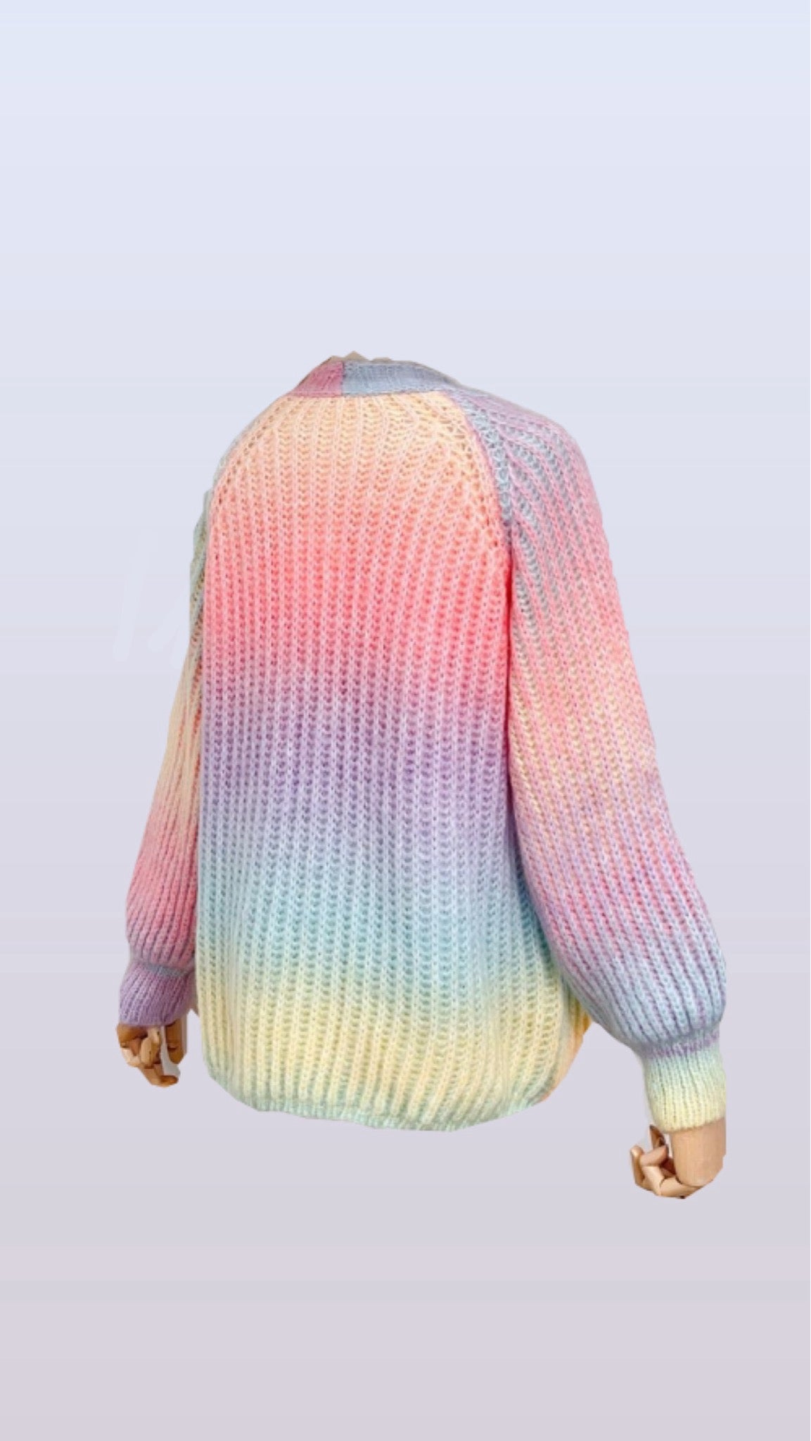 Venus – Oversized Cardigan Rainbow – LACLARA mediterrane Mode