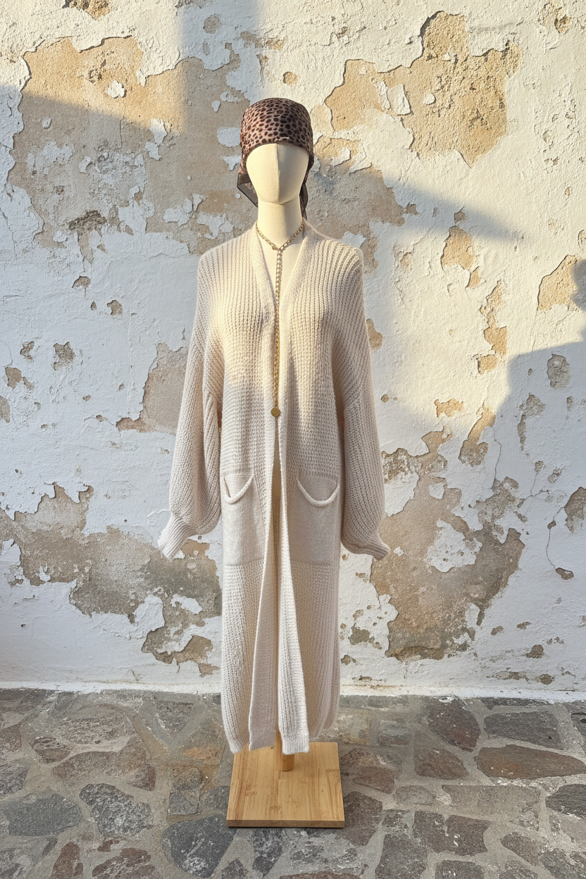 Cardigan Love & Peace Frontansicht stehend