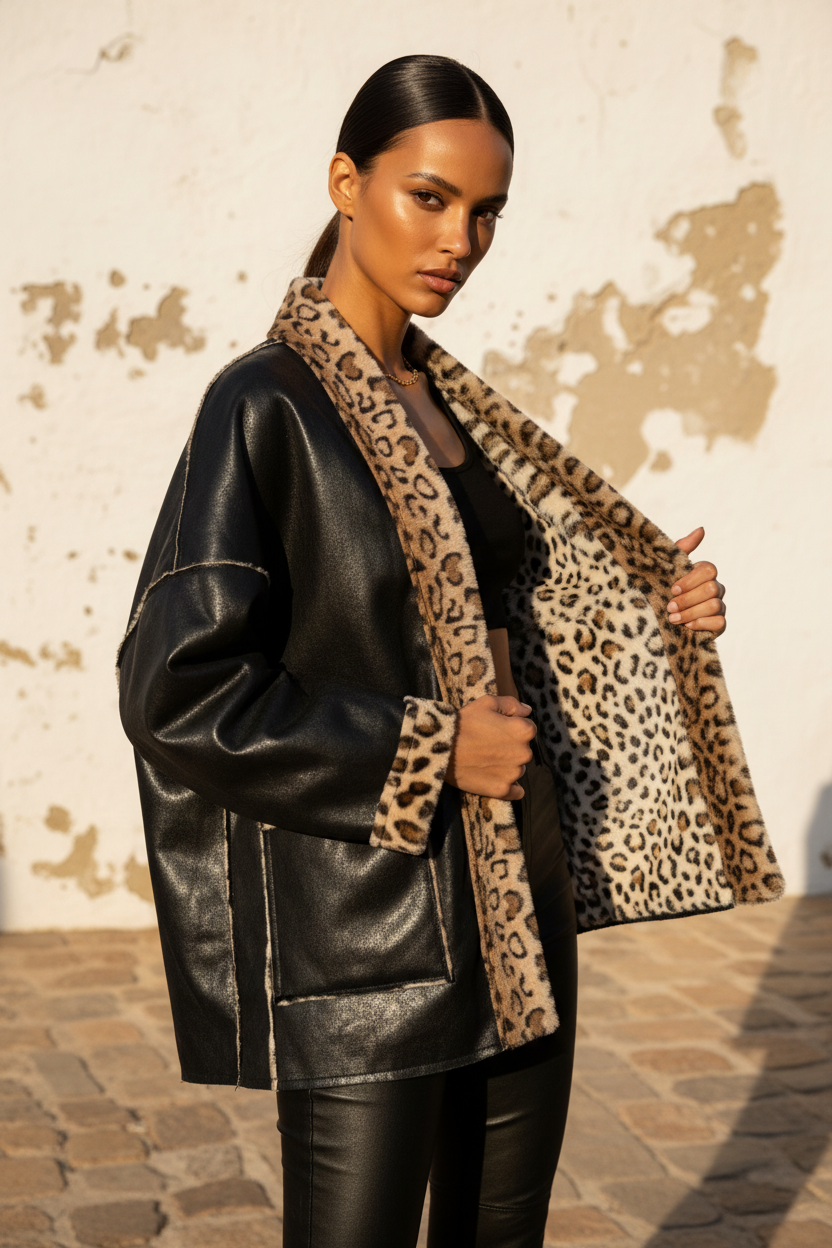 Leo Wende-Blazer Jacke Oversize – LACLARA mediterrane Mode