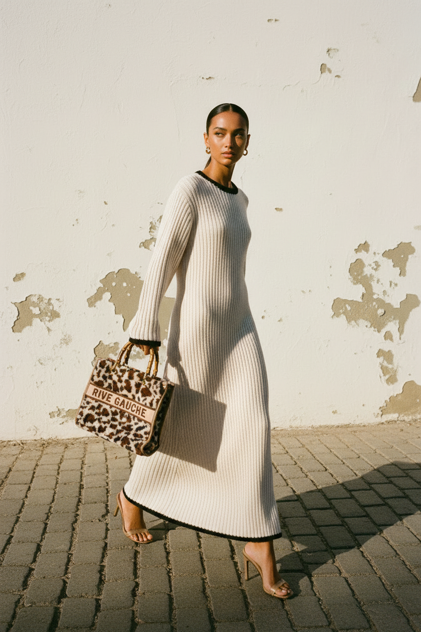 Rive Gauche Bag – Model Seitenansicht Walking Shot