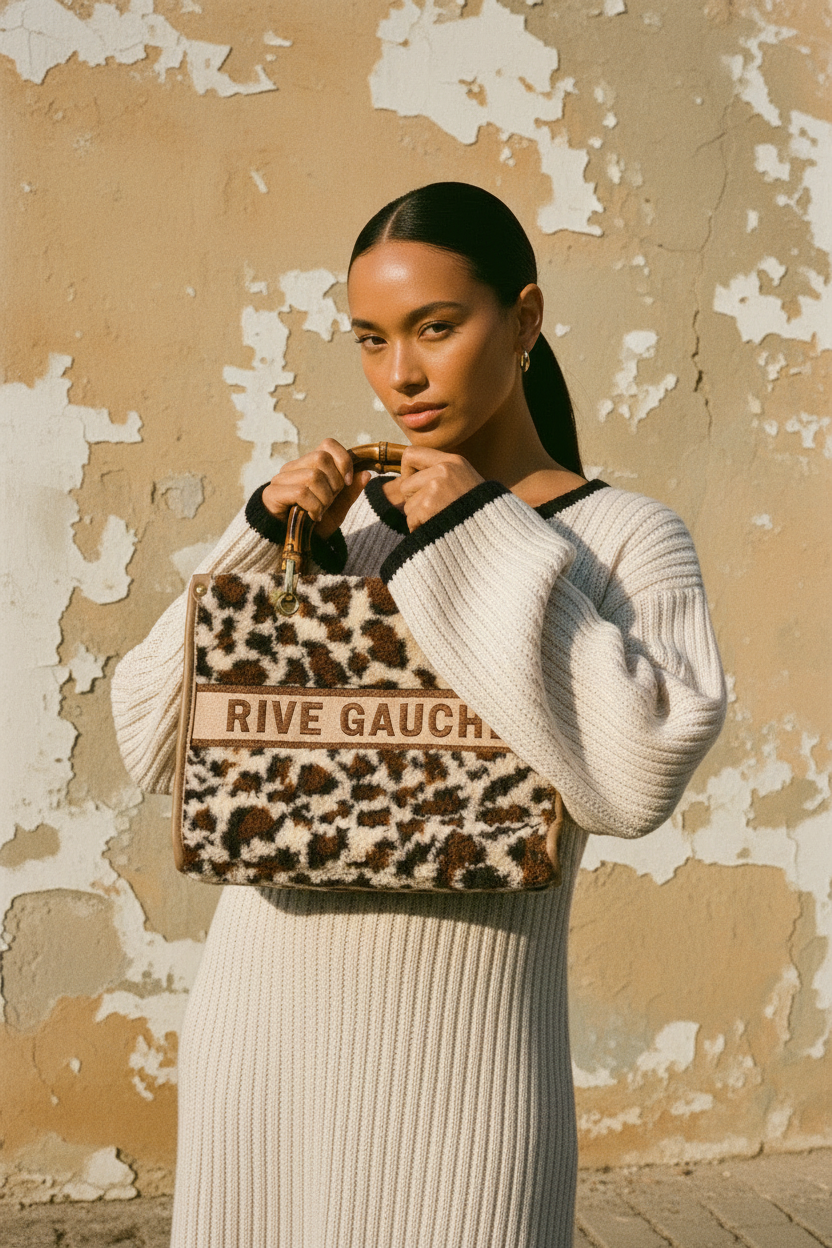 Rive Gauche Bag – Model frontal Lookbook
