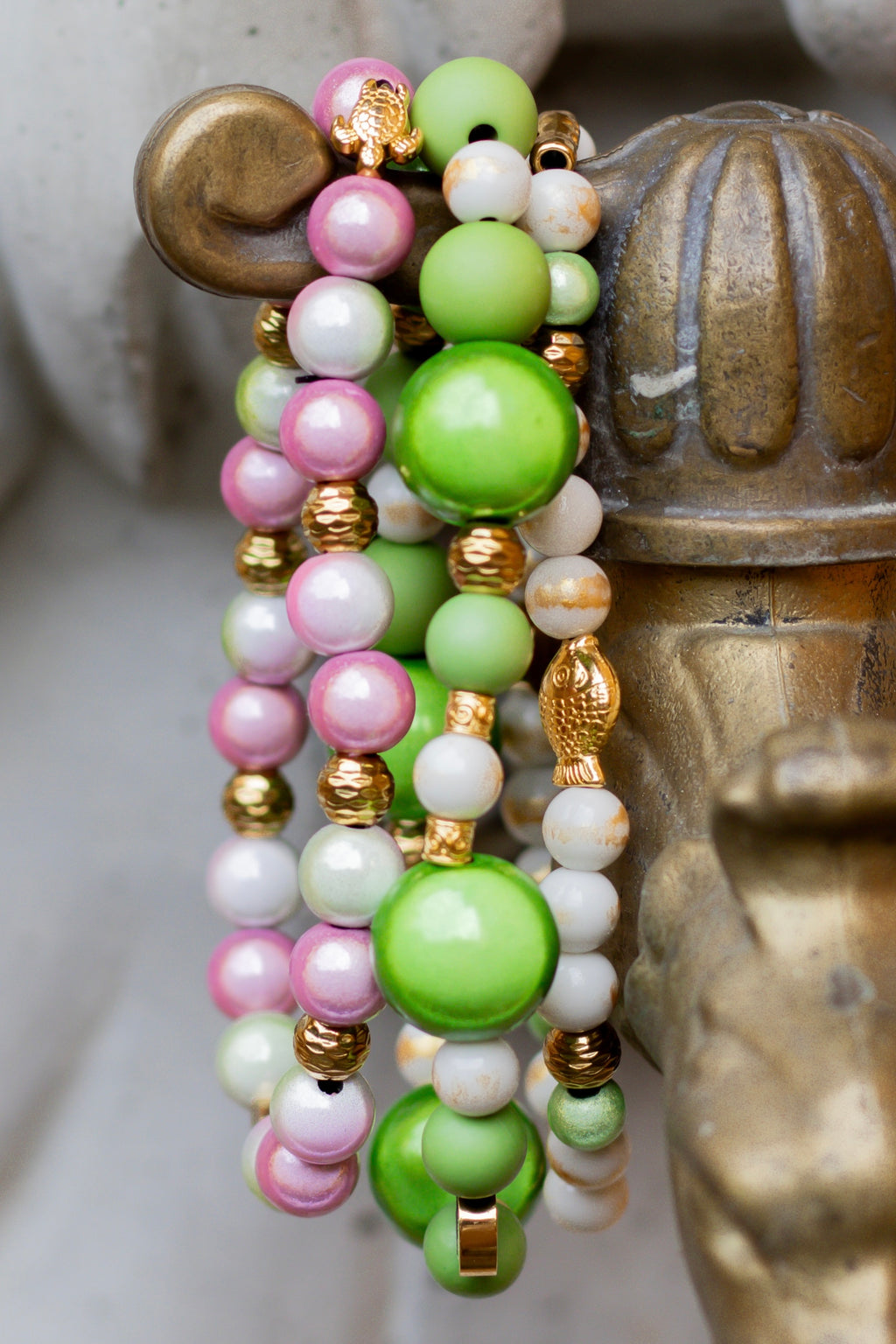 Armband 3er-Set „Mediterrane Lichtlinge“ – LACLARA mediterrane Mode