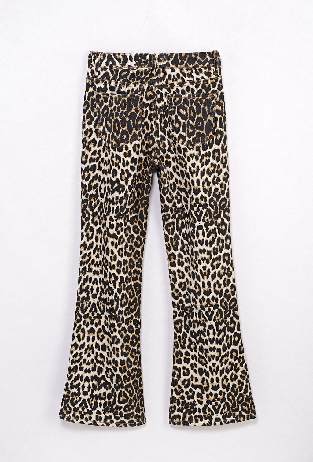 Flared Jeans Leopard Print Bio-Baumwolle – LACLARA mediterrane Mode