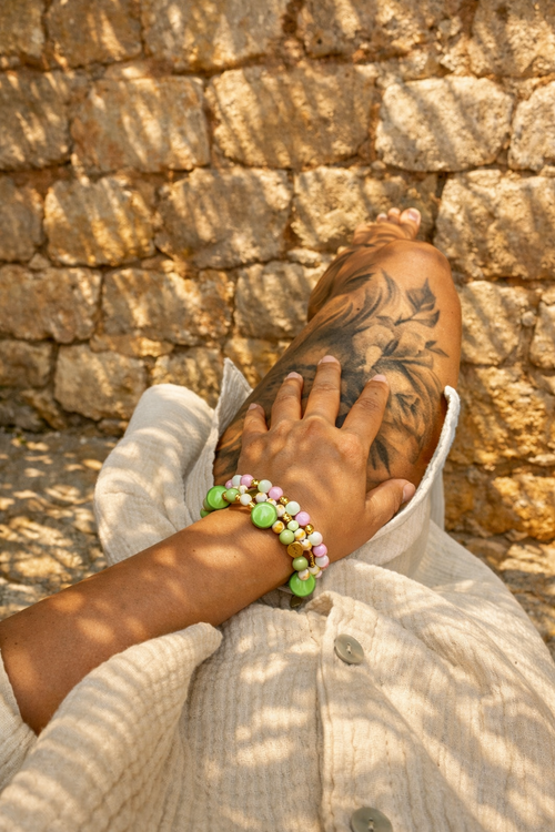 Armband 3er-Set „Mediterrane Lichtlinge“ – LACLARA mediterrane Mode