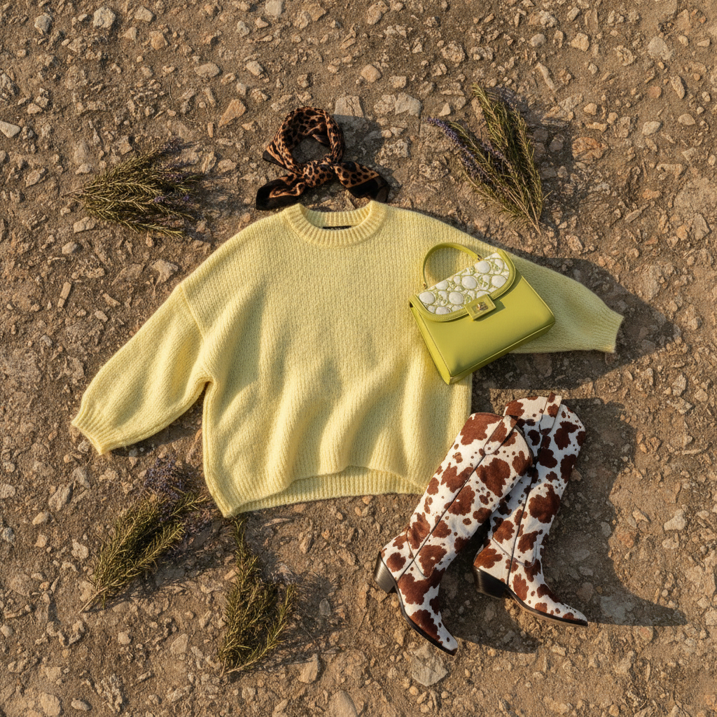 Sol – Oversized Pullover Buttergelb – LACLARA mediterrane Mode