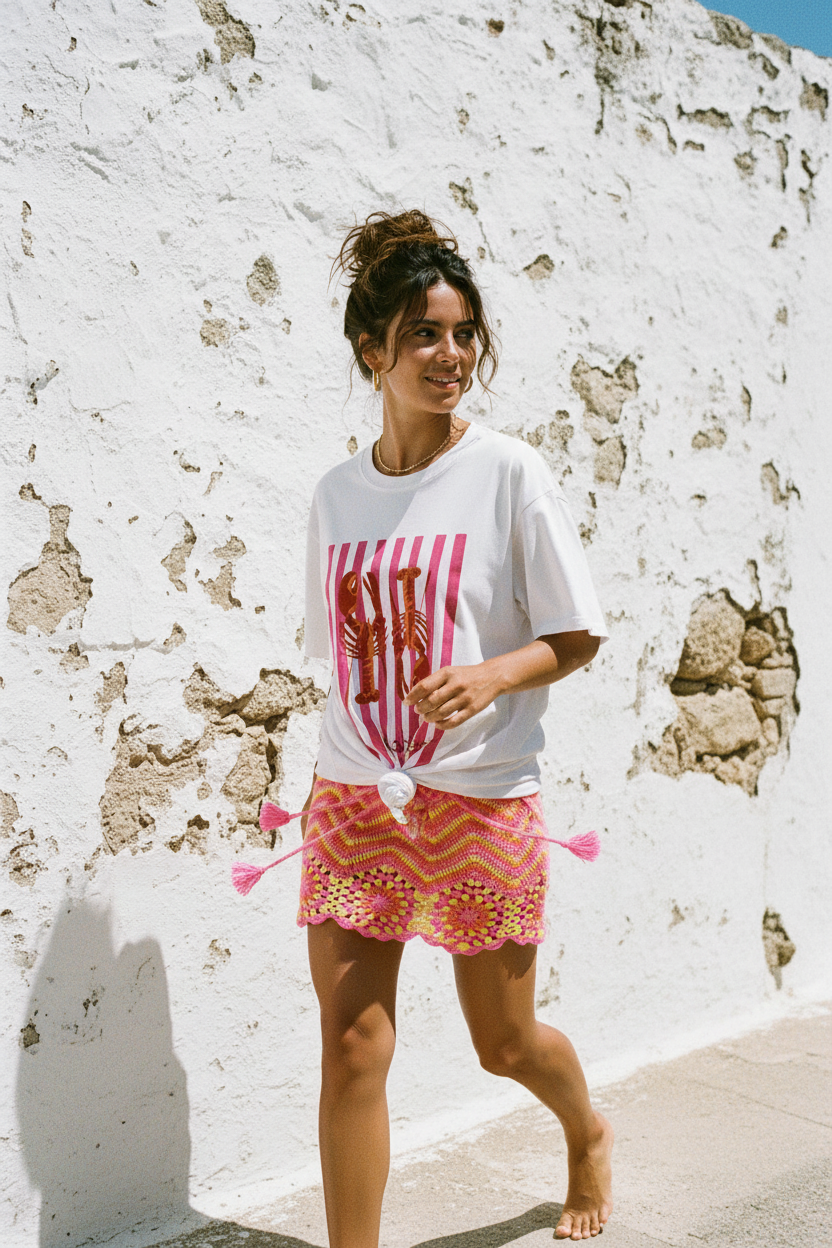 Lobster Oversized Shirt – LACLARA mediterrane Mode