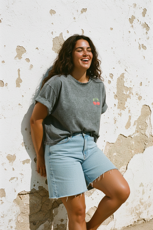 Cherry Gang Oversized Shirt – LACLARA mediterrane Mode