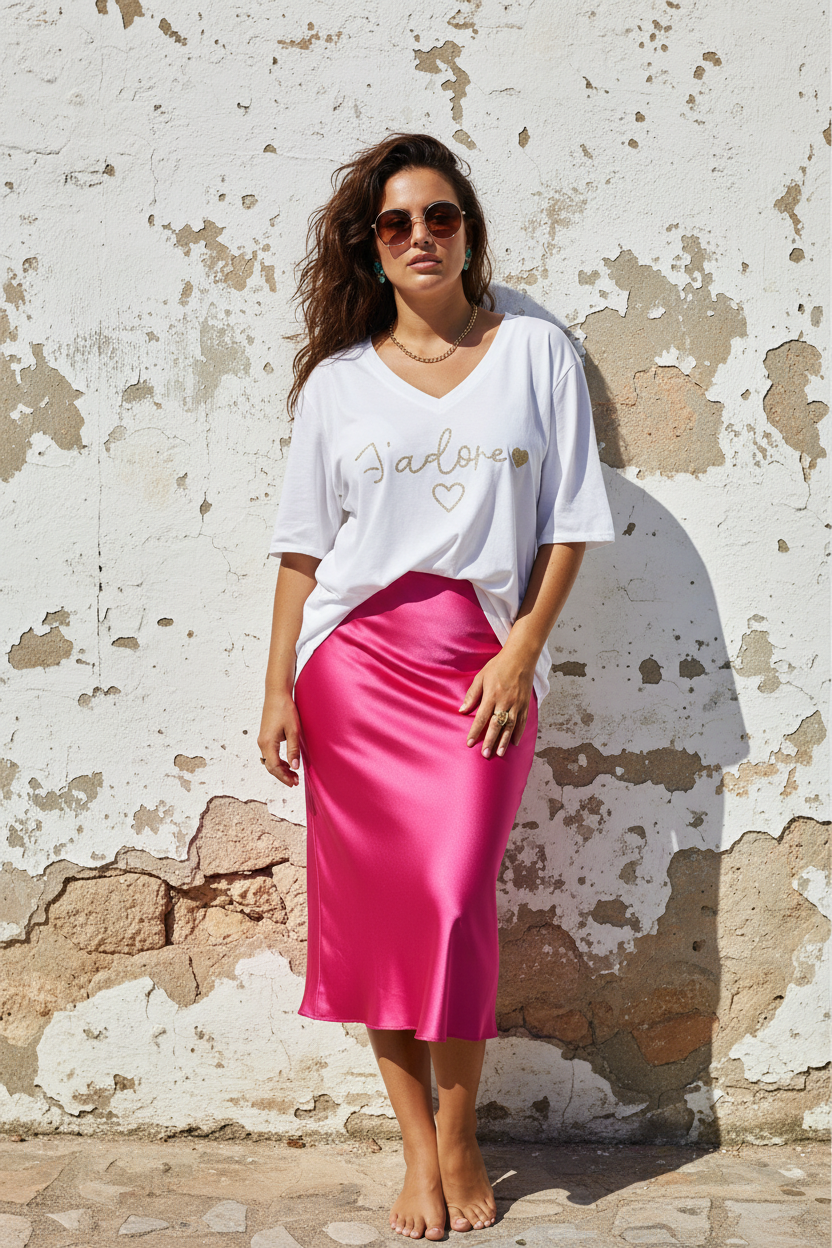 J'adore Oversize Shirt – LACLARA mediterrane Mode