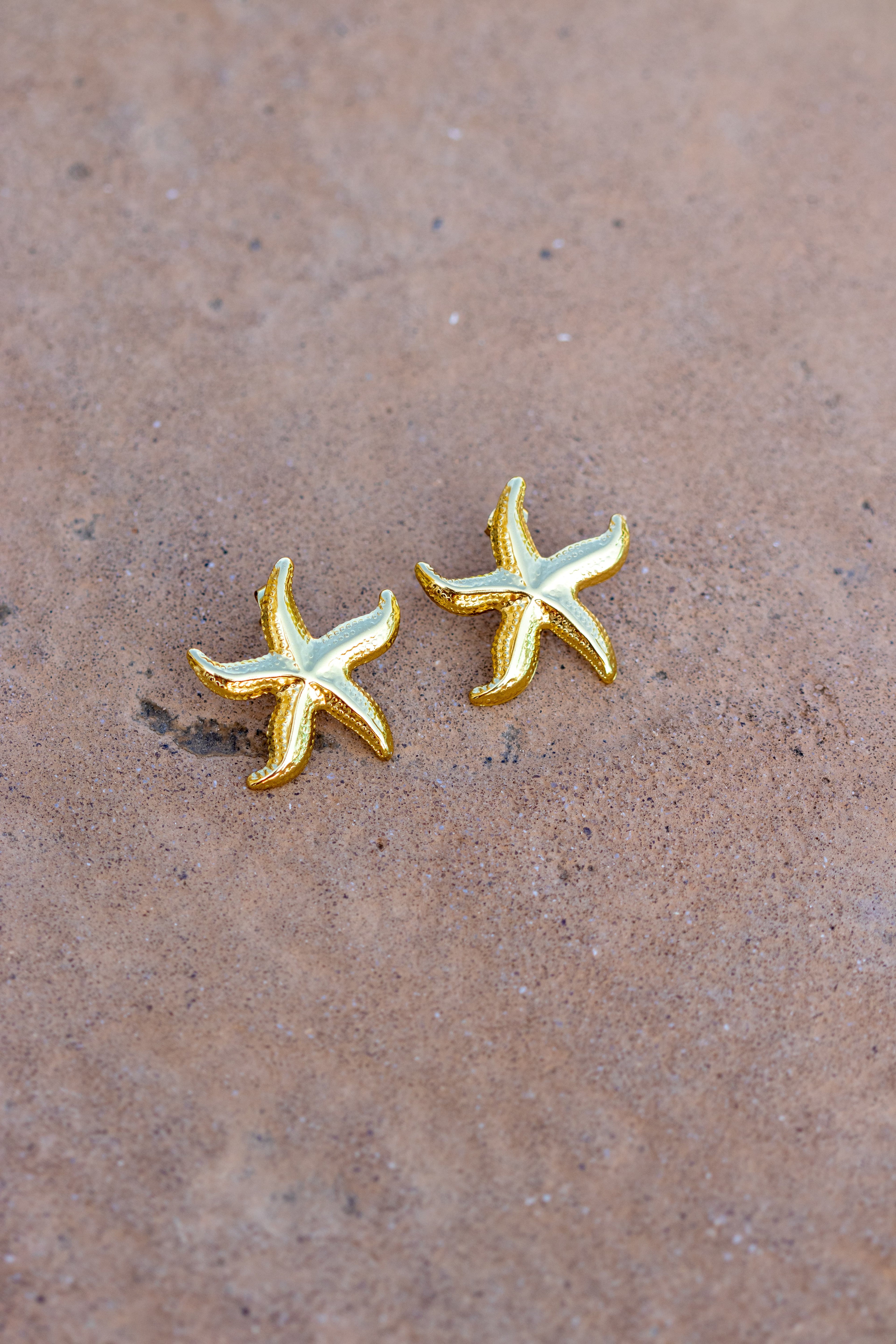 Seestern Ohrringe Gold Edelstahl – LACLARA mediterrane Mode
