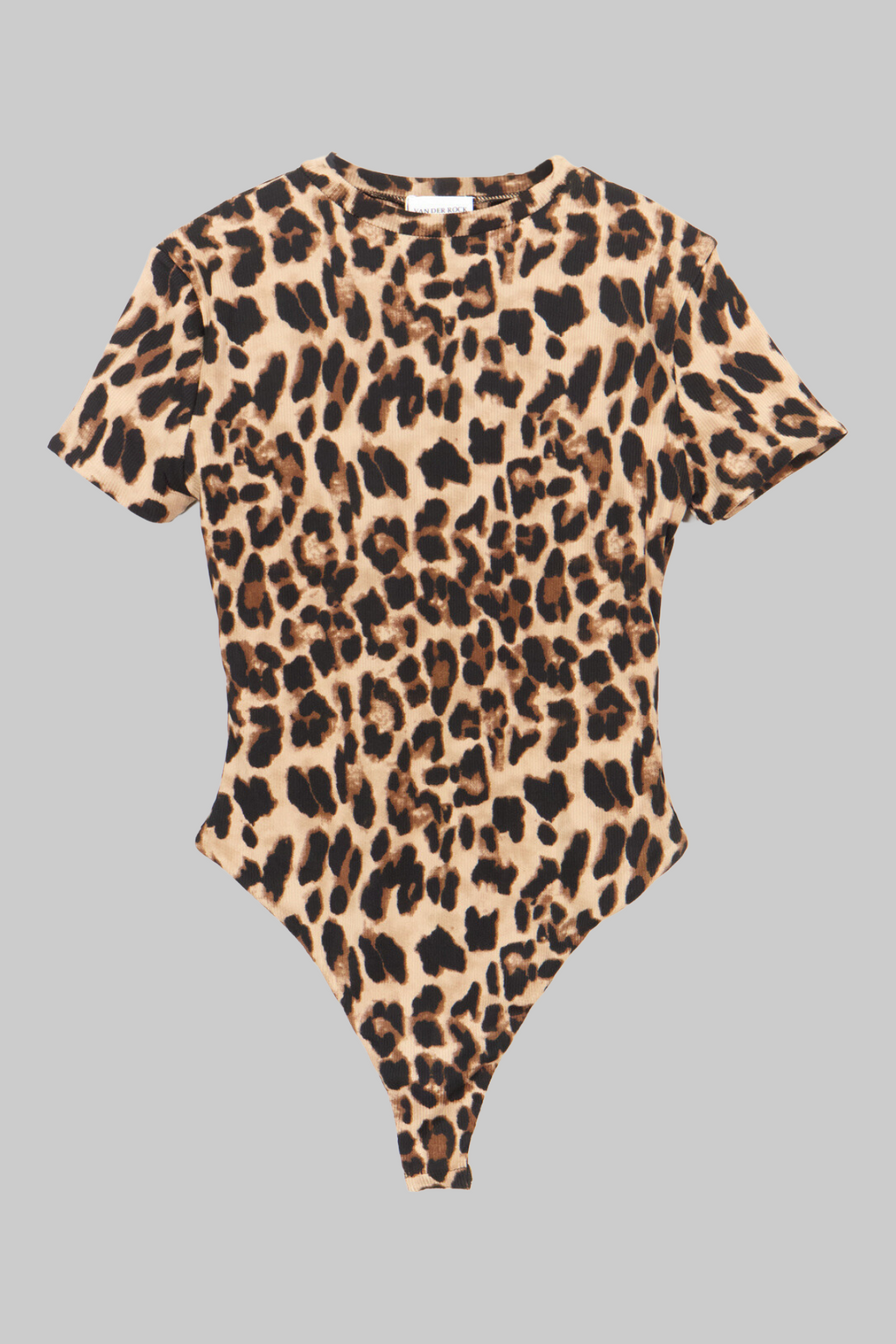 Body Leopard Print Kurzarm – LACLARA mediterrane Mode