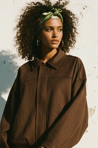 Übergangsjacke im Wildledereffekt – LACLARA mediterrane Mode