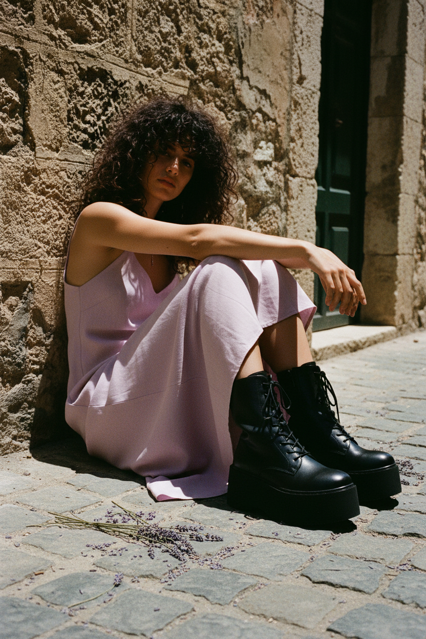 Plateau Stiefel Boots – LACLARA mediterrane Mode