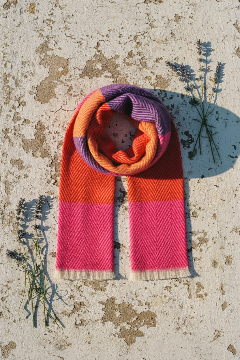 Resort Schal – Flat Lay