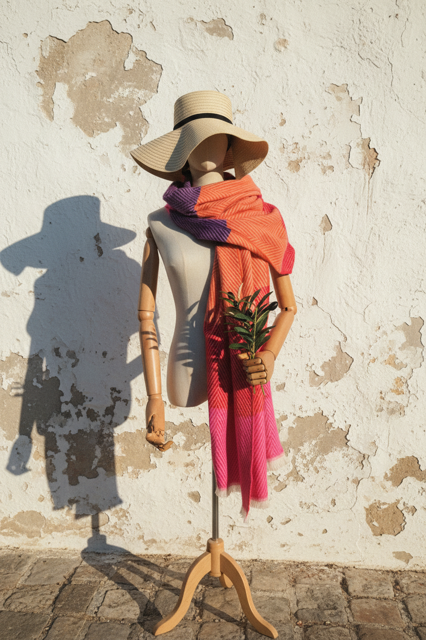 Resort Schal – Schaufensterpuppe mediterran