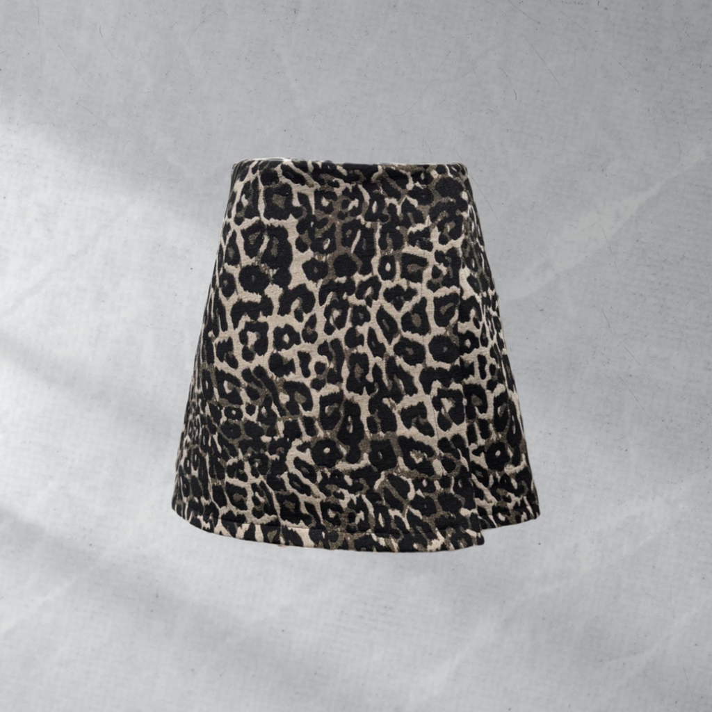 Leoparden Hosenrock – Kurz – LACLARA mediterrane Mode