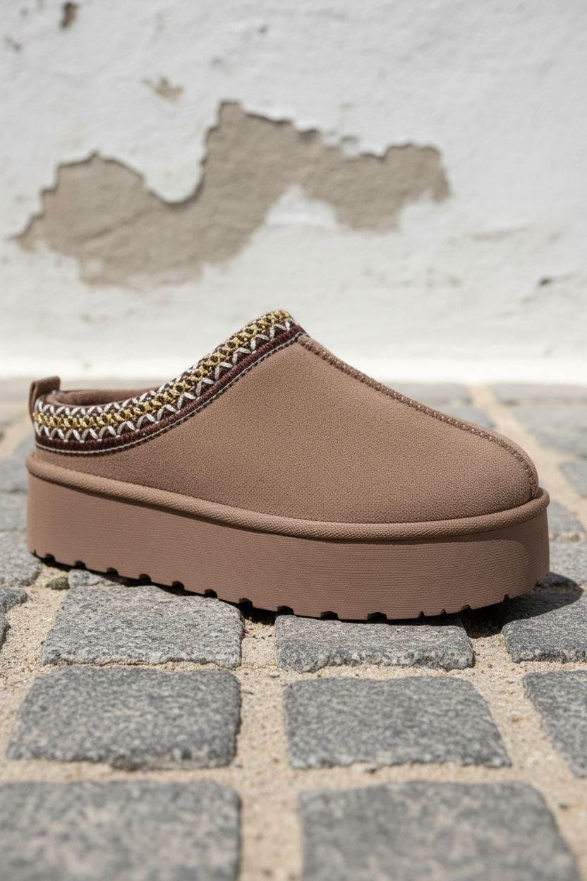 Plateau Mules Gefüttert – LACLARA mediterrane Mode
