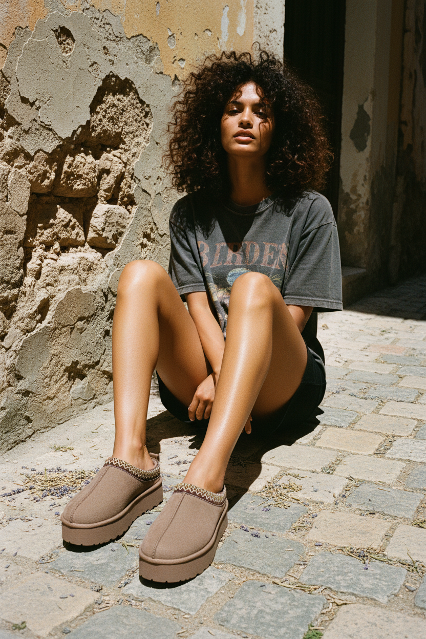 Plateau Mules Gefüttert – LACLARA mediterrane Mode
