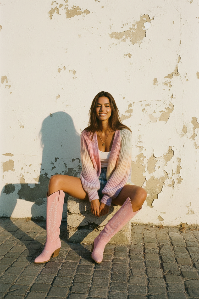 Venus Oversized Cardigan Rainbow – LACLARA mediterrane Mode