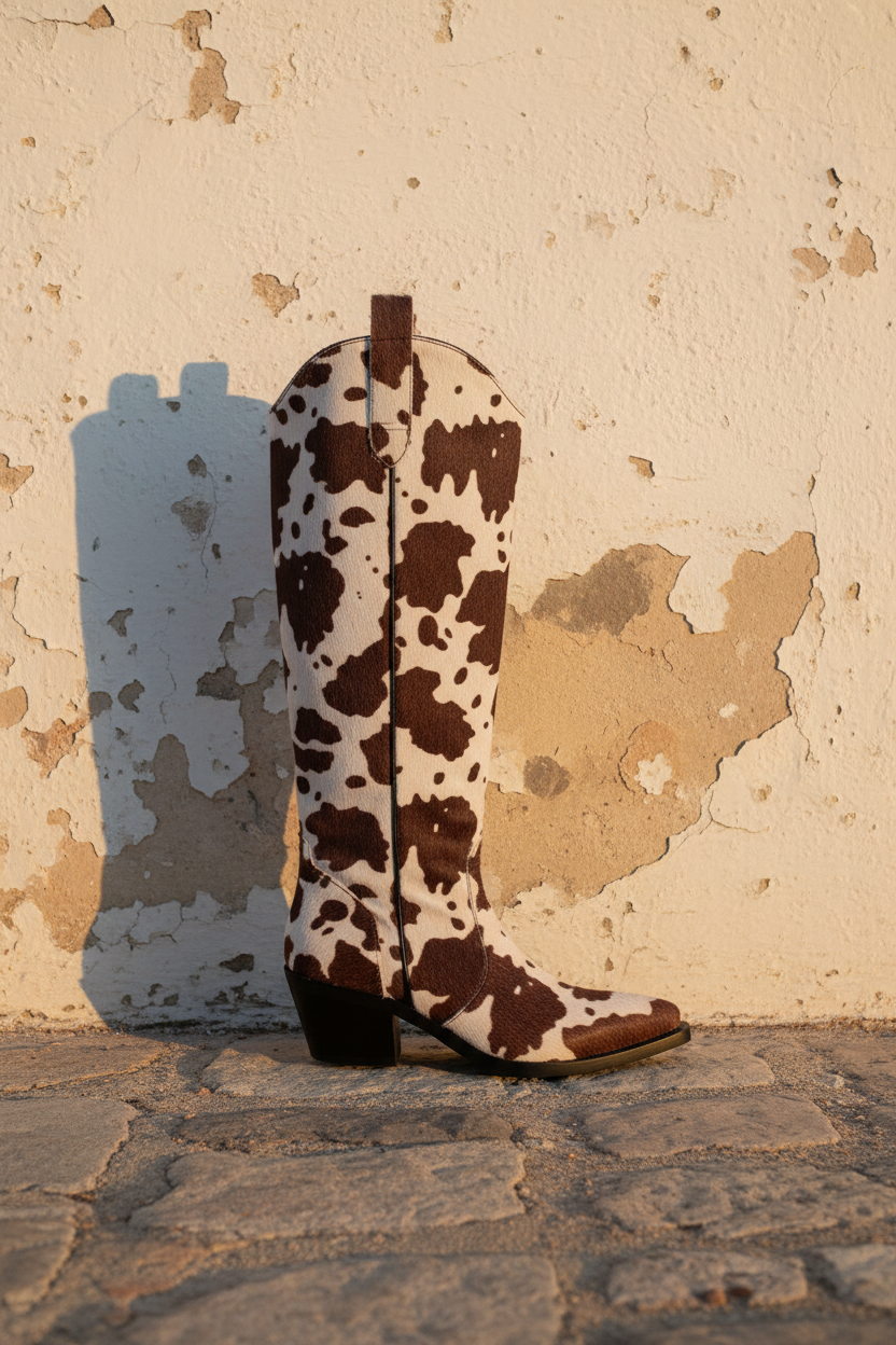Western Boots mediterrane Wand